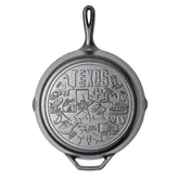 Lodge American Road Trip Cast Iron Skillet, Texas, 12”