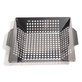 Stainless Steel Grill Wok, 12" x 12"