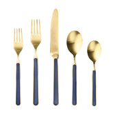 Mepra Fantasia 5-Piece Ice Gold Flatware Set