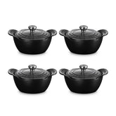 Le Creuset Gourmand Individual Cocottes with Lids, Set of 4