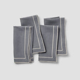 Sur La Table Pencil Edge Linen Napkins, Set of 4