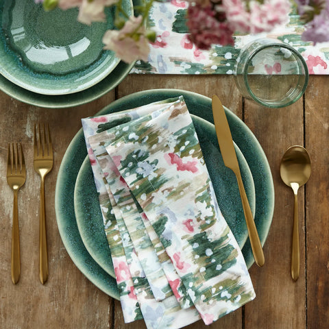 Sur La Table Cloud Emerald Salad Plate