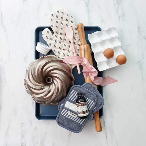 Sur La Table Striped Mini Mitts, Set of 2