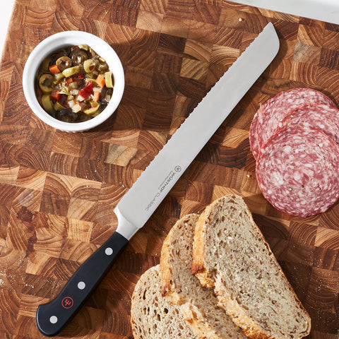 Wüsthof Classic Double-Serrated Bread Knife, 9"