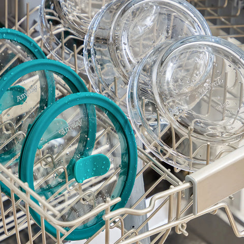 Anyday Microwave Large 4-Piece Glass Round Dish Set