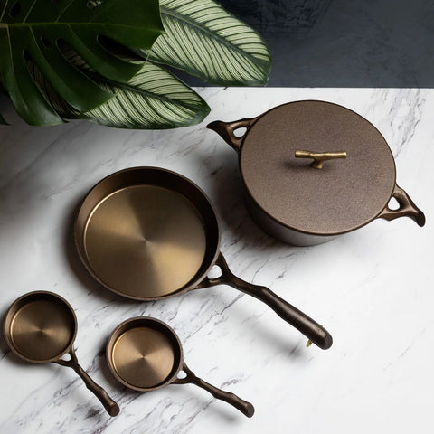 Nest Polished Cast Iron Egg Pan, 4.5"