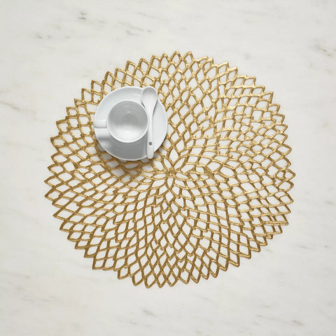 Chilewich Pressed Dahlia Placemat, 14"