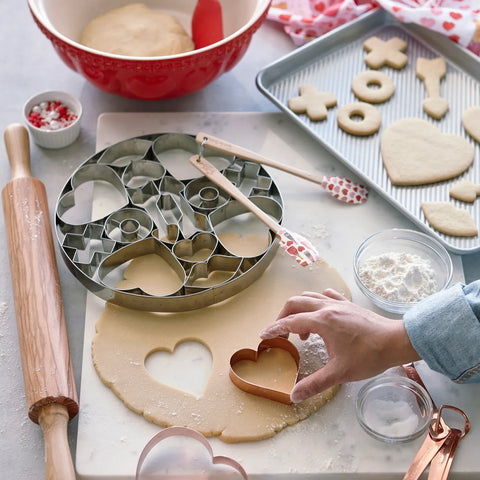 Sur La Table Heart Copper-Plated Cookie Cutter, 4"