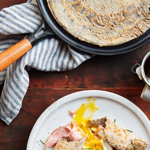 Staub Cast Iron Crepe Pan Set