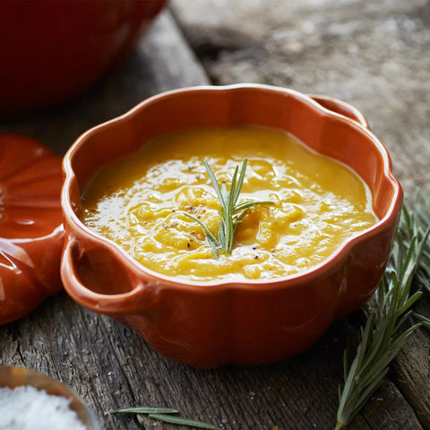 Staub Stoneware Mini Pumpkin Cocotte, .5 qt