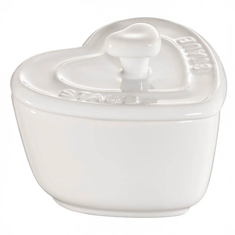 Staub Stoneware Mini Heart Cocottes, Set of 3