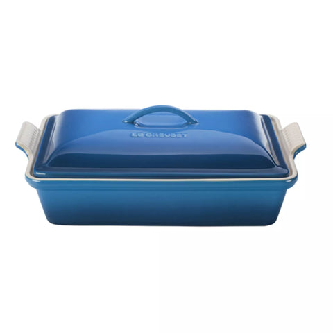 Le Creuset Heritage Stoneware Covered Baker, 4 qt.