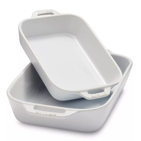 Staub Stoneware 2-Piece Rectangular Baker Set
