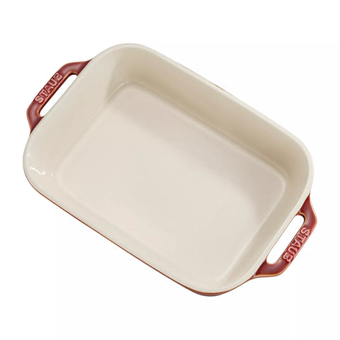 Staub Stoneware 2-Piece Rectangular Baker Set