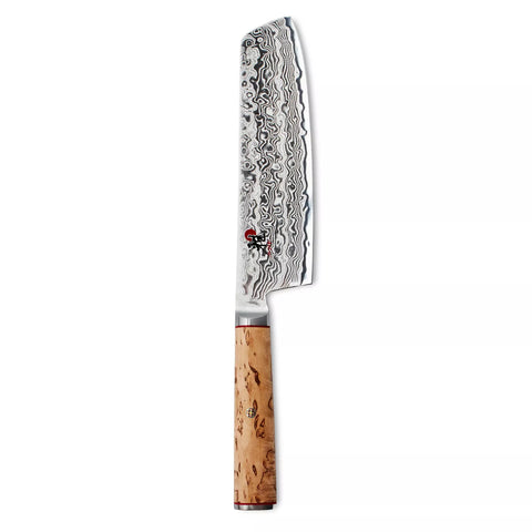 Miyabi Birchwood Nakiri Knife, 7"