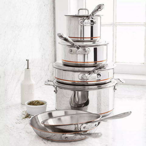 All-Clad Copper Core 10-Piece Cookware Set