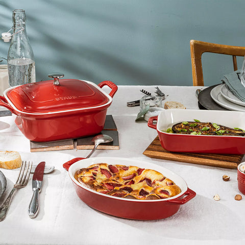 Staub Stoneware 4-Piece Baking Dish Set