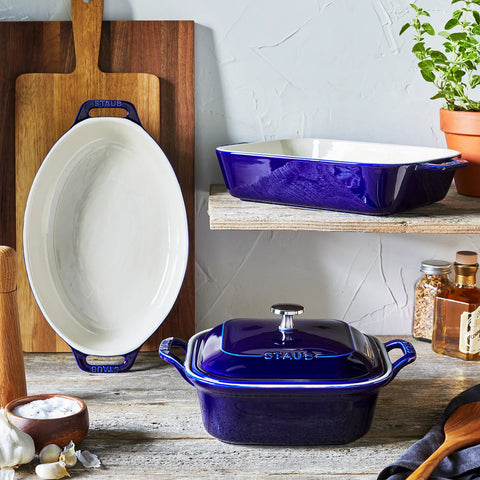 Staub Stoneware 4-Piece Baking Dish Set