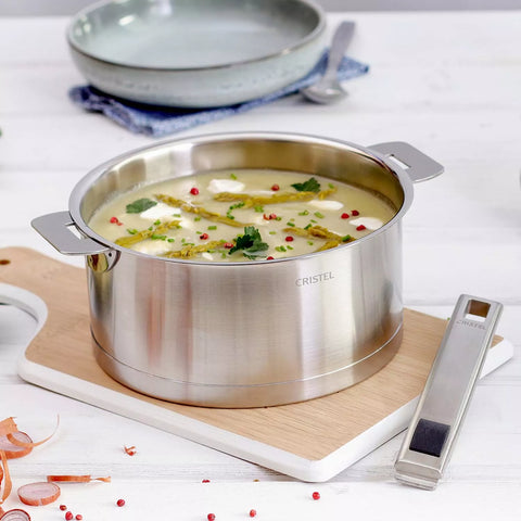 Cristel Strate Saucepans, Set of 3