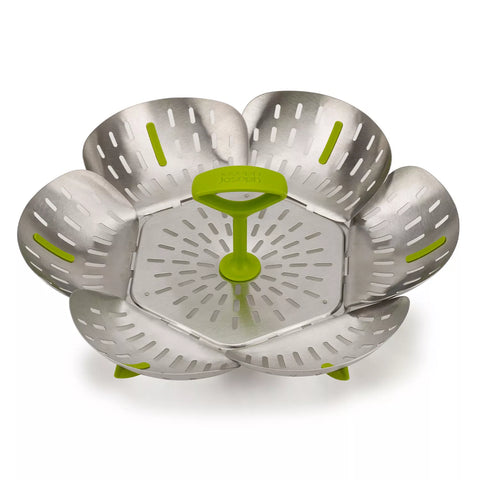 Joseph Joseph Bloom Steel Folding Steamer Basket