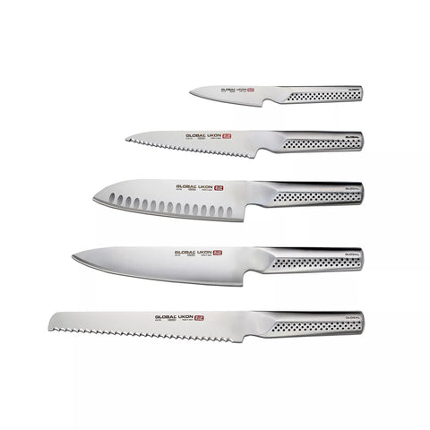 Global Ukon 6-Piece Knife Block Set