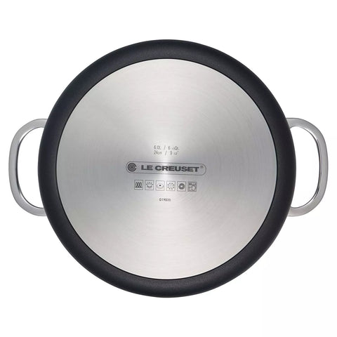Le Creuset Toughened Nonstick PRO Stockpot with Lid, 6 qt.
