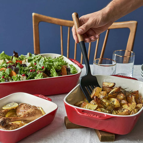 Staub Stoneware 3-Piece Rectangular Baker Set