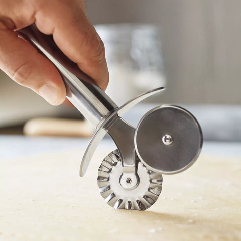 Sur La Table Stainless Steel Double Pastry Cutter