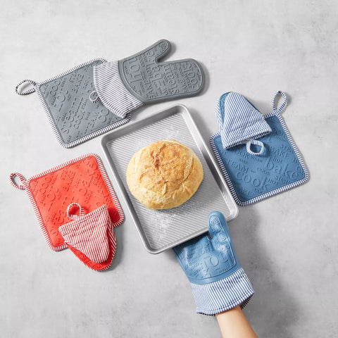 Sur La Table Silicone Striped Mini Pinch Mitt