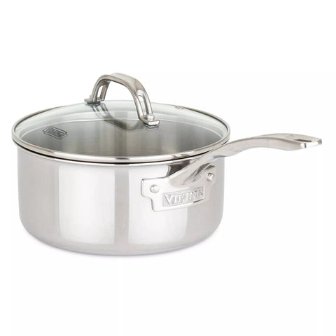 Viking 3-Ply 17-Piece Stainless Steel Cookware Set