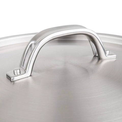 Viking 3-Ply Stainless Steel Stockpot with Lid, 12 qt.