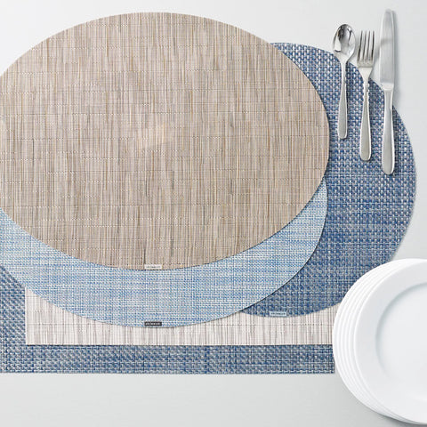 Chilewich Basketweave Round Placemat, 15"