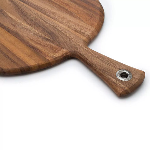Fox Run Acacia Round Paddle Serve Board, 12"