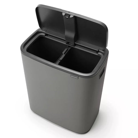 Brabantia Bo Touch Top Can, 2 x 30 L