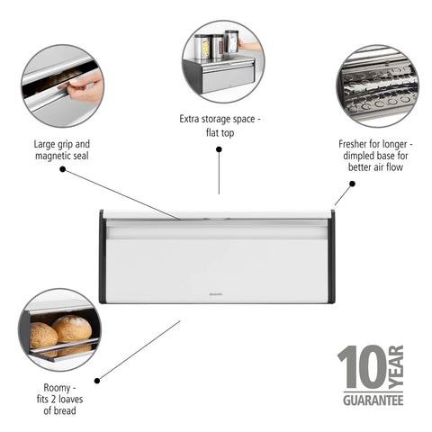 Brabantia Fall Front Bread Box
