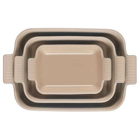 Le Creuset Heritage Stoneware 3-Piece Rectangular Baker Set