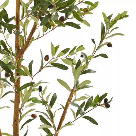 Nearly Natural Olive Silk Tree, 82"