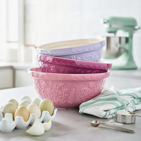 Mason Cash In the Meadow Tulip Mixing Bowl, 2.15 Qt.