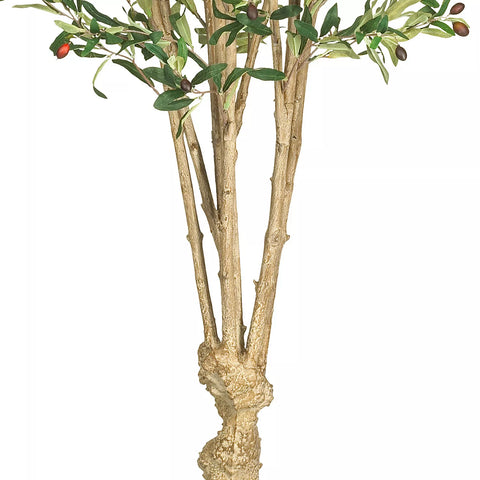 Nearly Natural Olive Silk Tree, 5'
