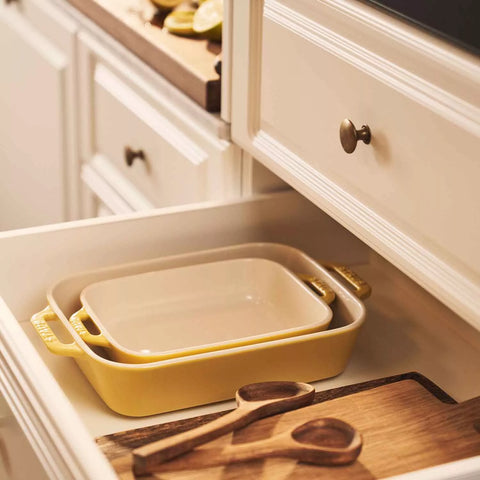 Staub Stoneware 2-Piece Rectangular Baker Set