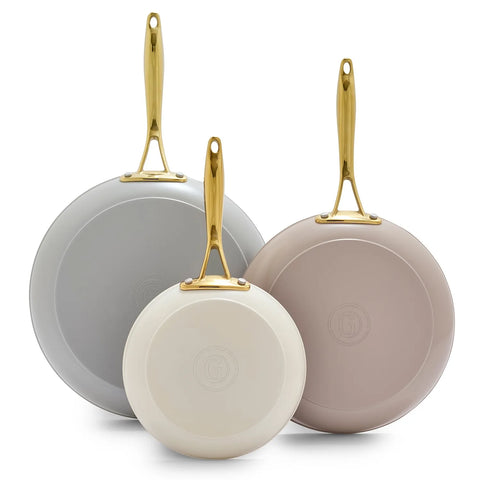 GreenPan Hamptons Skillets, Set of 3