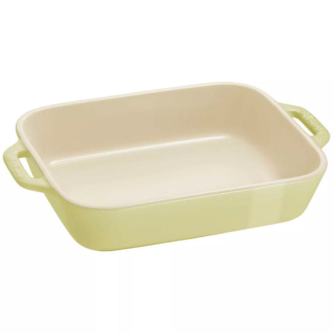 Staub Pastel Macaron Stoneware 2-Piece Rectangular Baker Set