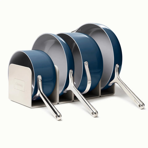 Caraway Ceramic Nonstick 7-Piece Cookware Set with Bonus Storage
