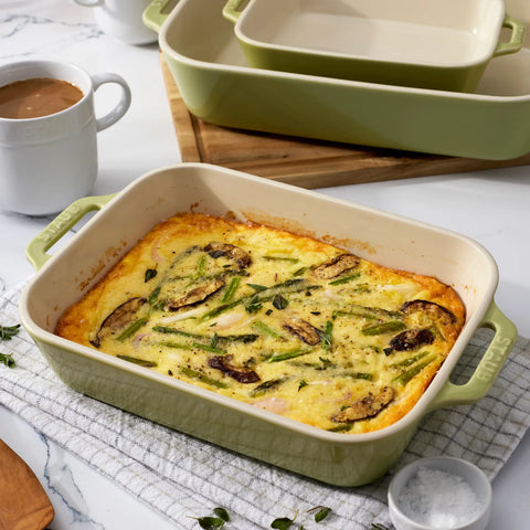 Staub Pastel Macaron Stoneware 3-Piece Rectangular Baker Set