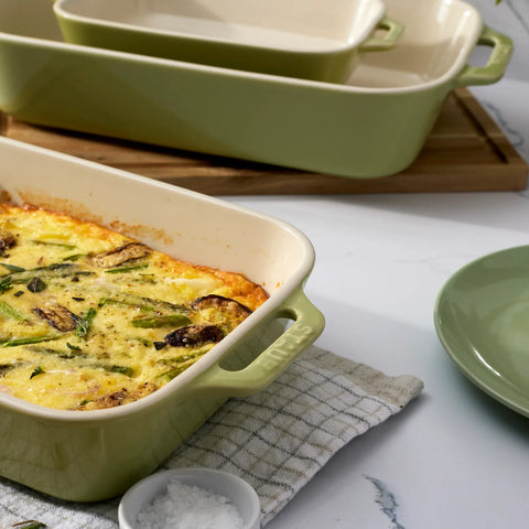 Staub Pastel Macaron Stoneware 3-Piece Rectangular Baker Set
