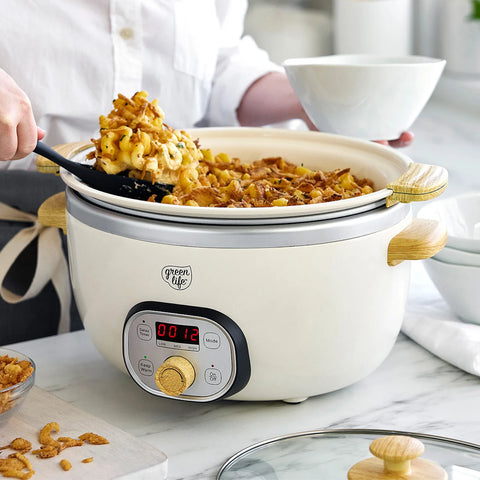 GreenLife Healthy Cook Slow Cooker, 6 qt.