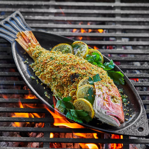 Sur La Table Cast Iron Fish Pan