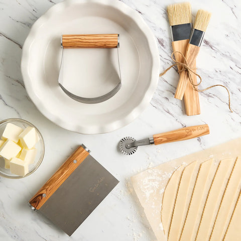 Sur La Table Olivewood Handle Bench Scraper
