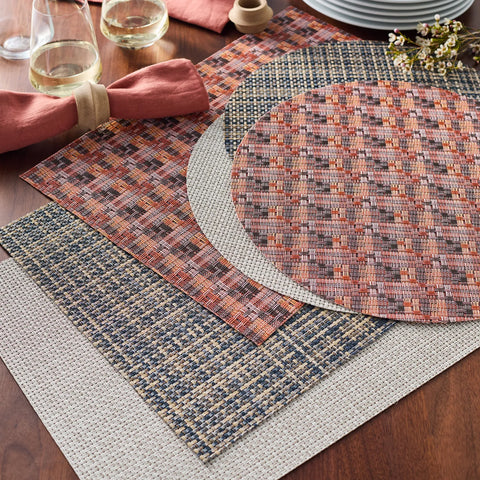 Chilewich Basketweave Round Placemat, 15"