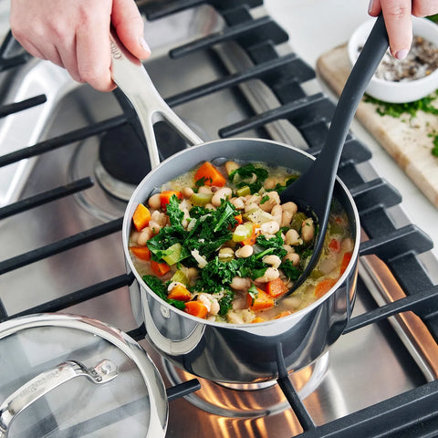 GreenPan Stainless Steel Valencia Pro Saucepan w/ Lid, 1.6 qt.